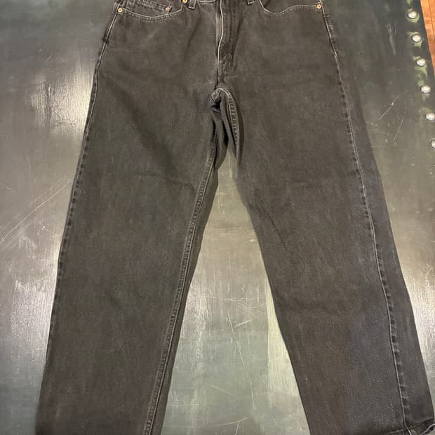 36) 리바이스 550 흑청 데님