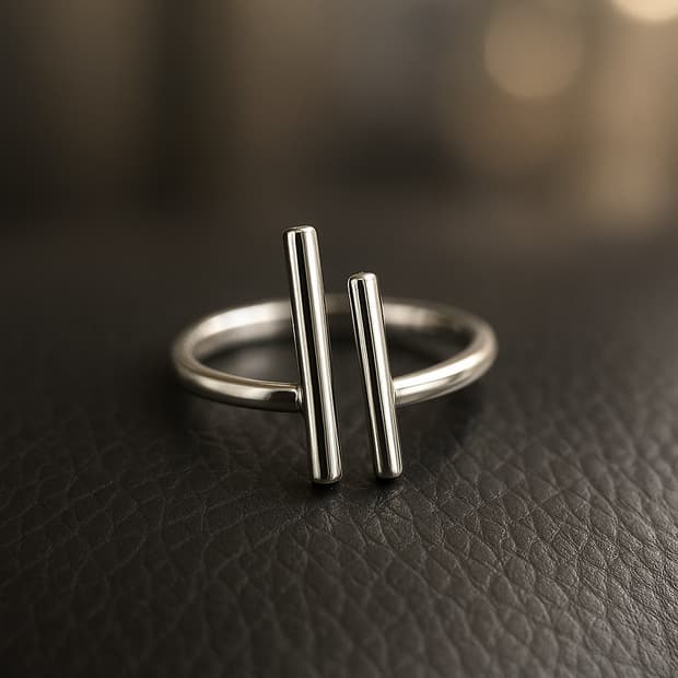 언발스틱 실버반지