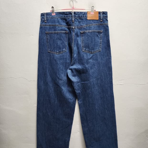 리넥츠 콘밀데님 셀비지 와이드 데님팬츠