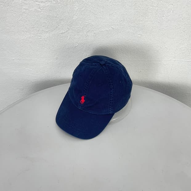폴로 랄프로렌 네이비 아이코닉 코튼 치노 볼캡
