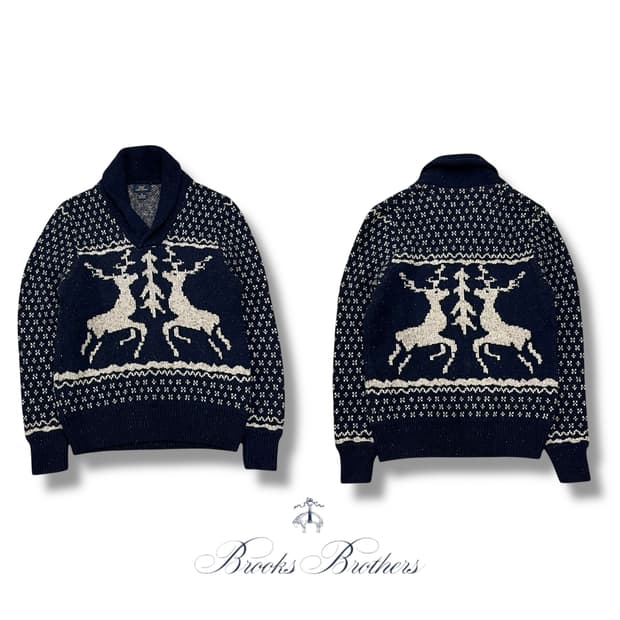 브룩스브라더스 노르딕 숄카라니트 s08664