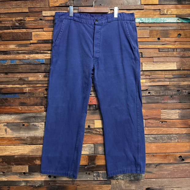 Vintage French Work Cotton Pants