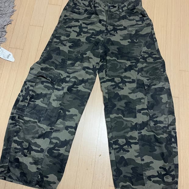 카모 와이드팬츠