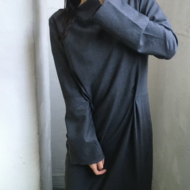 Jil Sander 질샌더 보트넥 쉐스 드레스