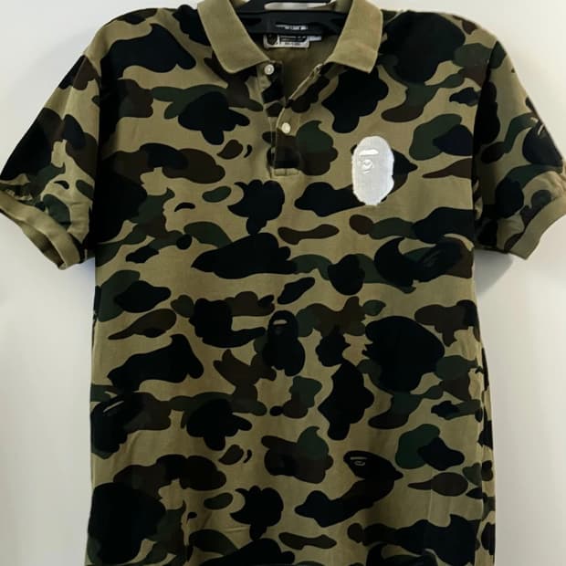 베이프 시티 카모 카라 반팔티