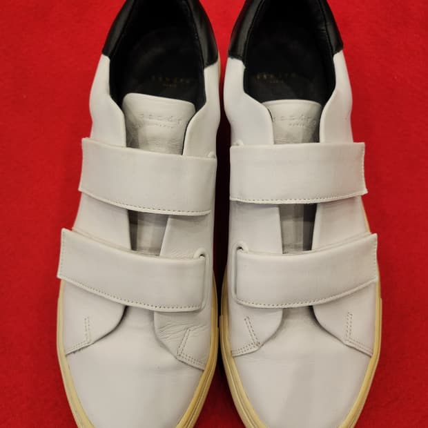 산드로 화이트 벨크로 스니커즈44