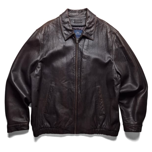[L] 브룩스브라더스 리얼레더자켓 