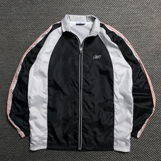 00s Reebok 올드스쿨 사이드로고 리복 배색 바람막이o 5830