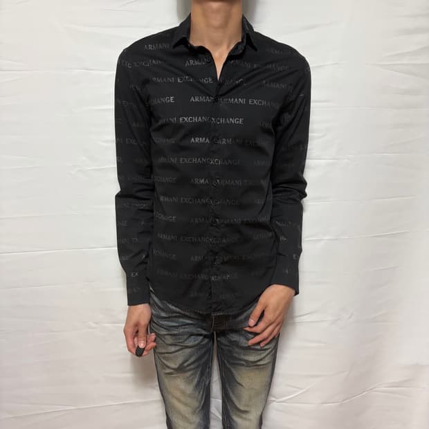 Armani Exchange lettering shirt