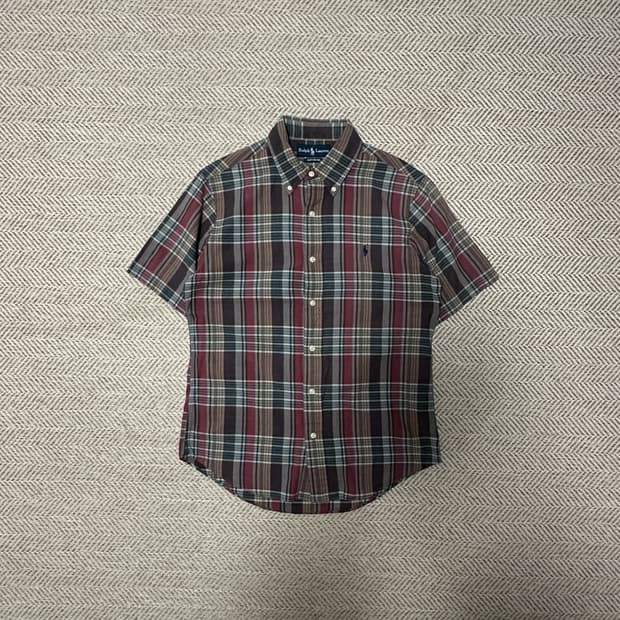 POLO RALPH LAUREN cotton half shirt