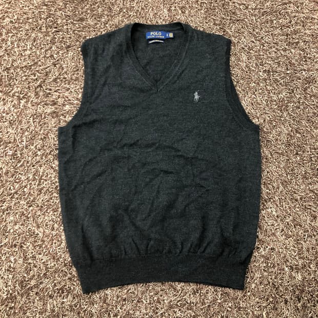 폴로 랄프로렌 메리노 울 니트 조끼 베스트