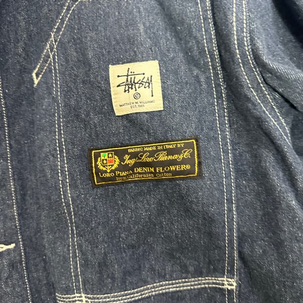 스투시 X 로로피아나 X mmw 데님자켓