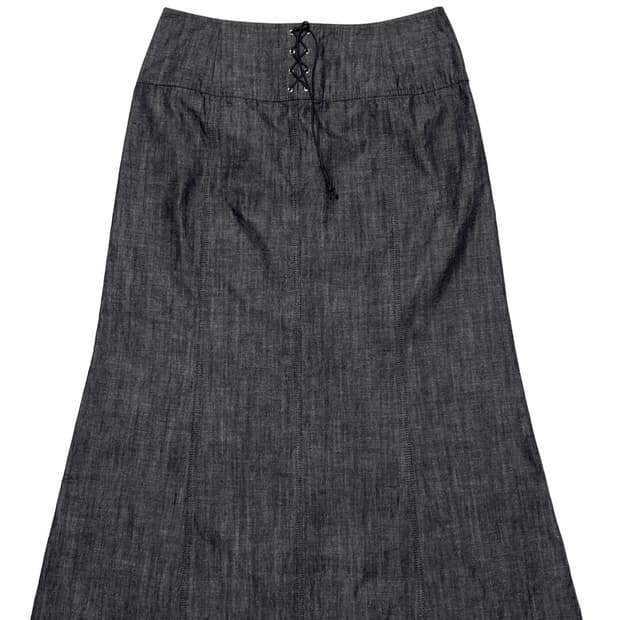 ELLE corset denim skirt