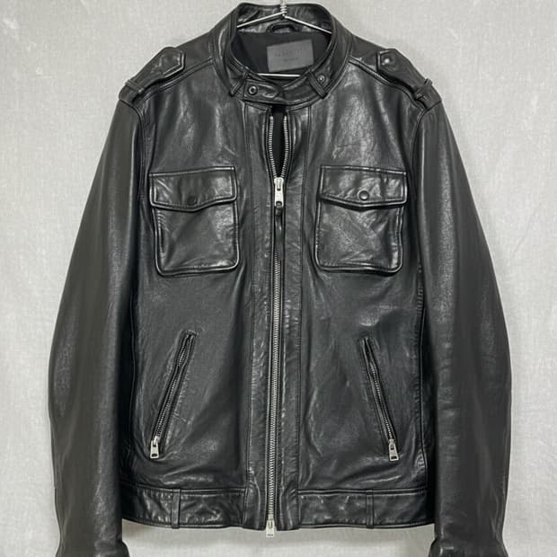 올세인츠 블랙 가죽 자켓