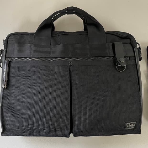 포터 히트 2웨이 브리프케이스 블랙