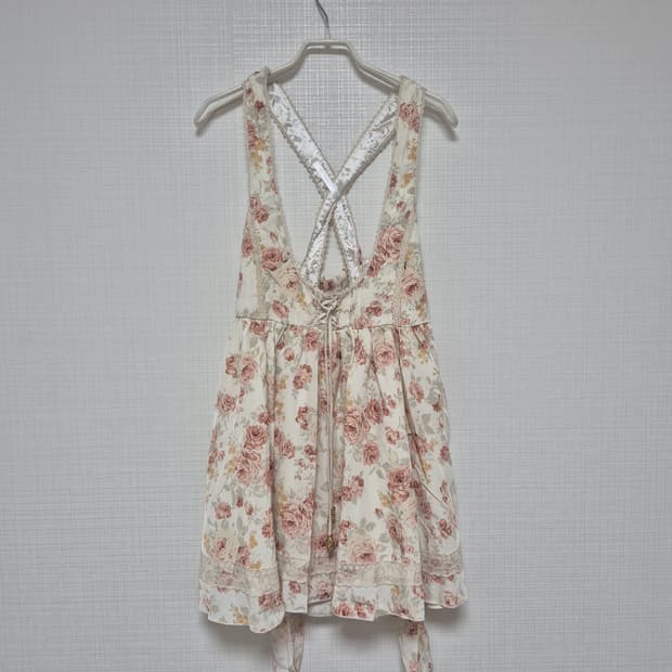 리즈리사 샘플 초고전템 러블리 히메갸루  플로럴 점퍼스커트