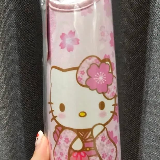 <오늘특가>산리오 헬로키티 기모노 보냉 물통 커버 일본정품