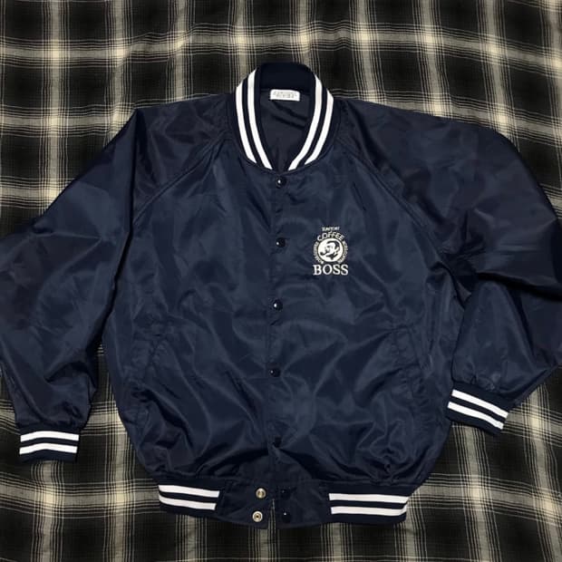 일본 Suntory BOSS 커피 베이스볼 자켓