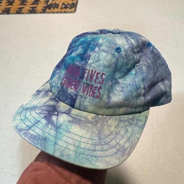 Elm company 빈티지 자수 나염 캠프캡 모자 볼캡 스냅백