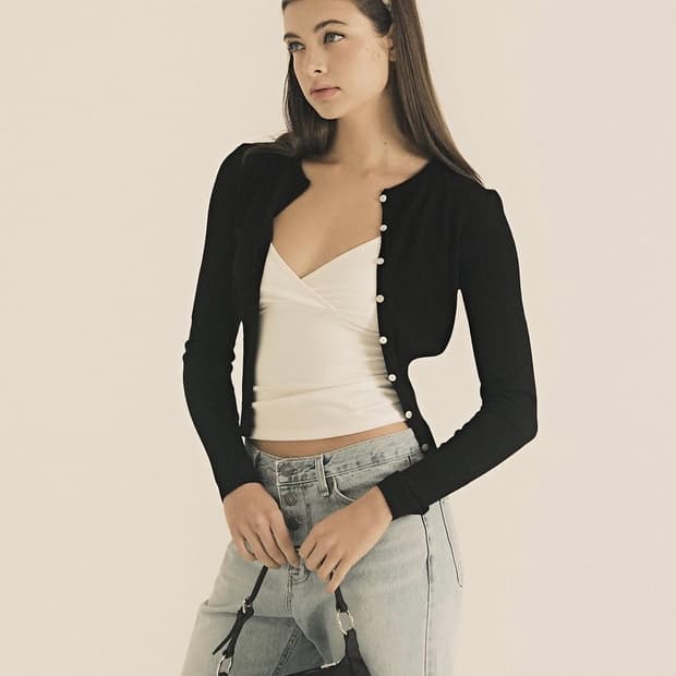 구함) 쓰리타임즈 데이지 가디건