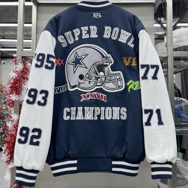 NFL 00s CowBoys 슈퍼볼 챔피언 스웻 스타디움 점퍼