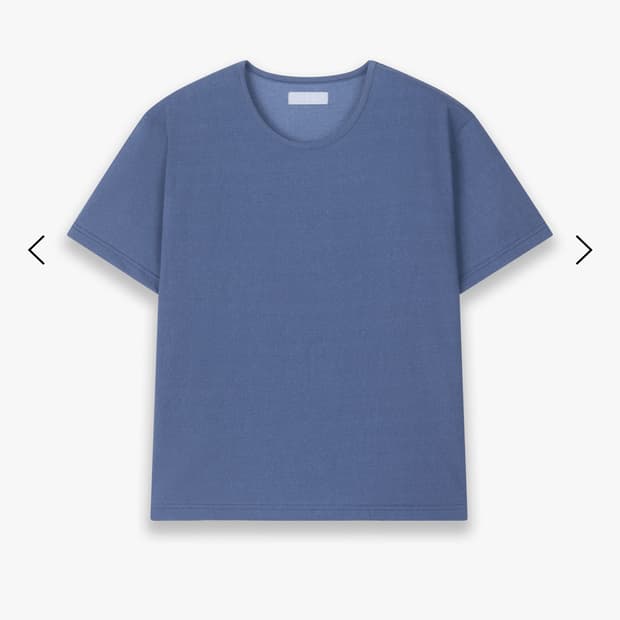LES brev tshirt 블루 2사이즈