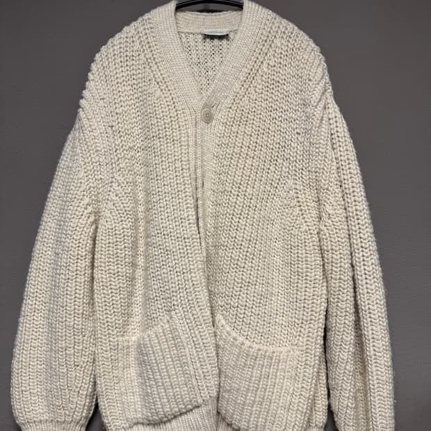 [XL] 23FW 르메르 청키 가디건 Cream