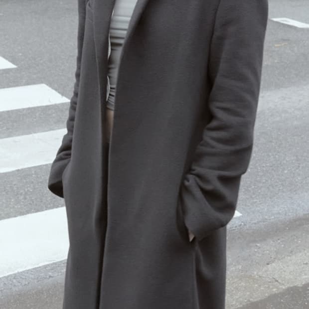 [구매] 머듈 플레인 코트 2사이즈 블랙