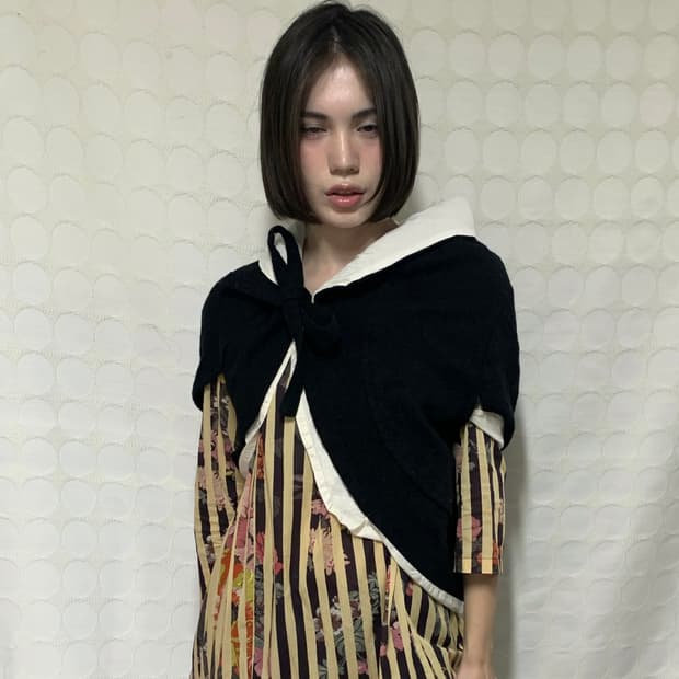 Comme des garçons 울 가디건