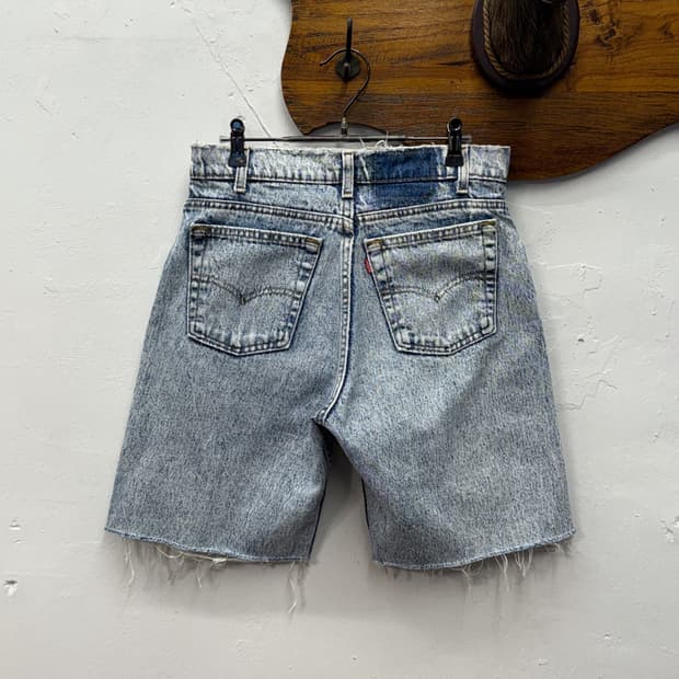 90s USA Levi's 550 Relaxed Acid Wash Den