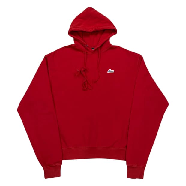 WE11DONE 웰던 스웻 후드티 레드 M