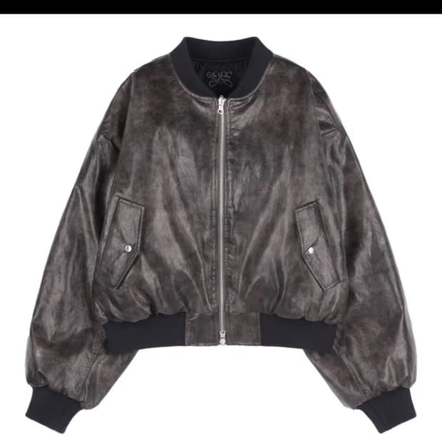 팬시클럽 퀄팅 리버시블 엠보 자켓