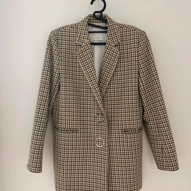 Sandro 파리 페론 체크 자켓(55)