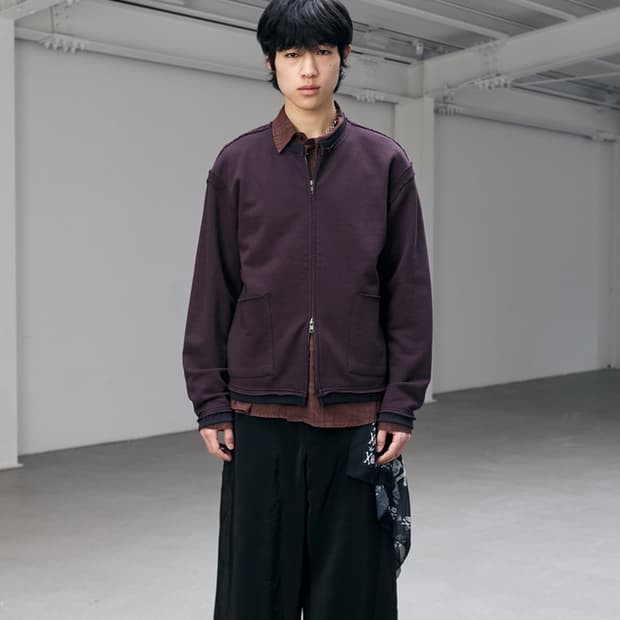 해칭룸 Ringer Cardigan Purple m사이즈