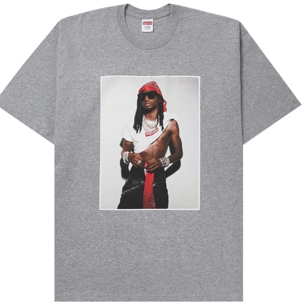 Supreme × Playboi carti 콜라보 티셔츠