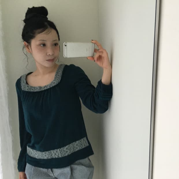lace square neck top