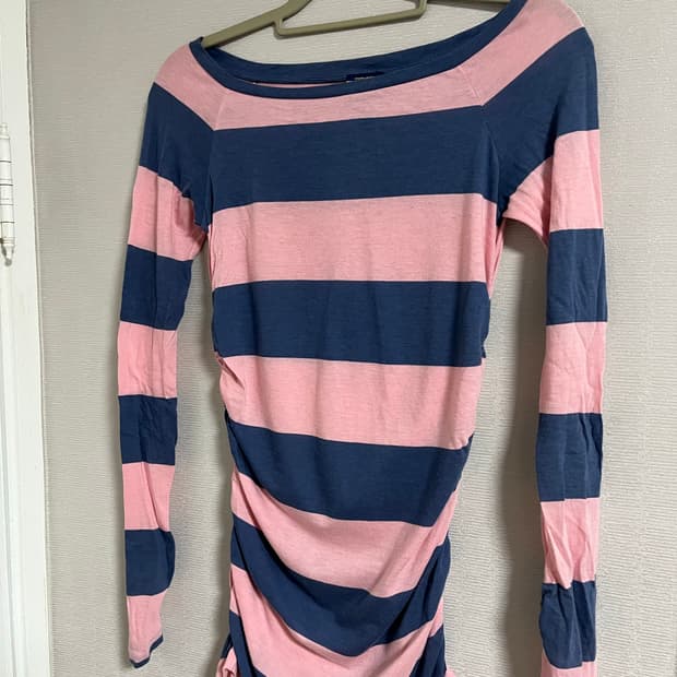 랄프로렌 럭비 오프숄더 원피스 y2k