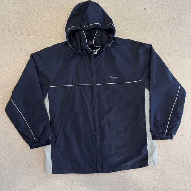 90s 아식스 올드스쿨 기모 바람막이