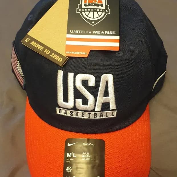 나이키 USA 바스켓볼 볼캡 모자 M/L 새제품
