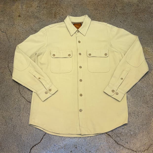 90s 미국 빈티지 에디바우어 헤비코튼 헌팅 셔츠