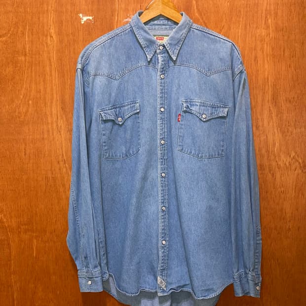 (L) Levis 리바이스 웨스턴 데님 셔츠