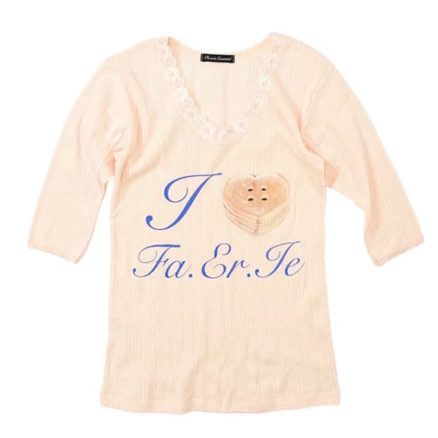 샵페어리 핑크 레이스티 