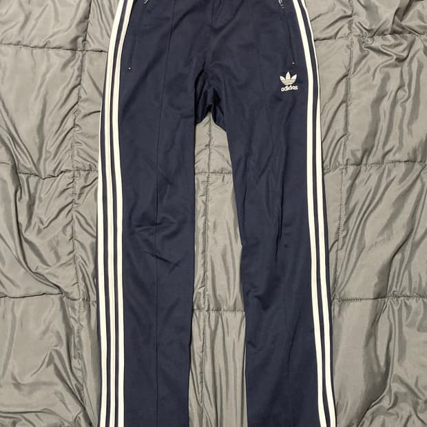 아디다스 삼선 트레이닝 바지 네이비 100