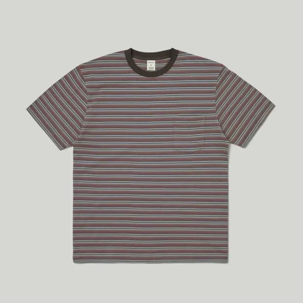 Khakis 카키스 멀티스트라이프 보더 반팔티 3사이즈