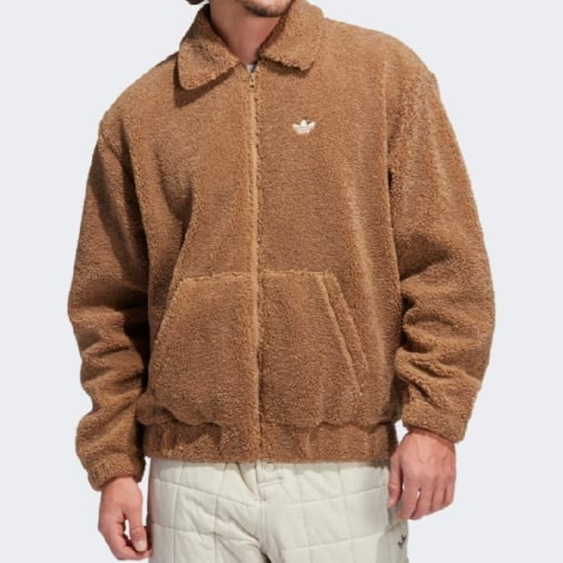 (L)아디다스 플리스 트랙탑 자켓