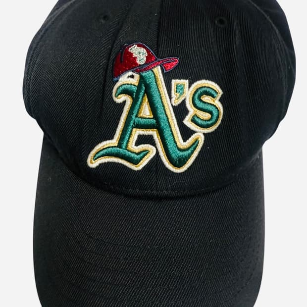 A’s 자수 MLB 정품 빈티지캡 (S~M, 남녀공용)
