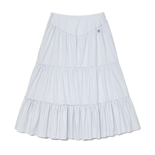 글로니 RODEO TIERED RUFFLE SKIRT (BABY BLUE