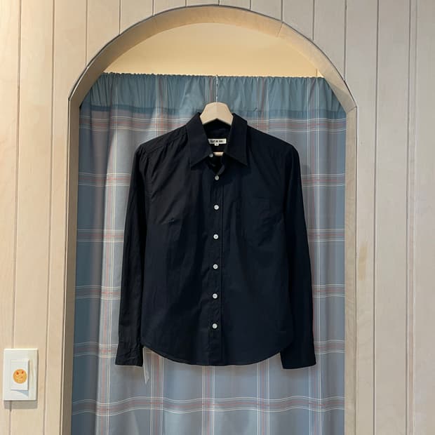 일본빈티지 시크블랙셔츠