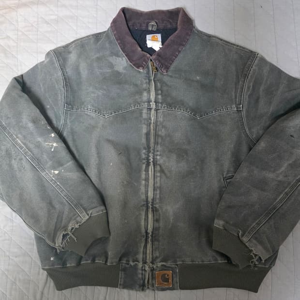 [XXL] 00s 빈티지 칼하트 산타페 j14 MOS 트래쉬드 워크자켓