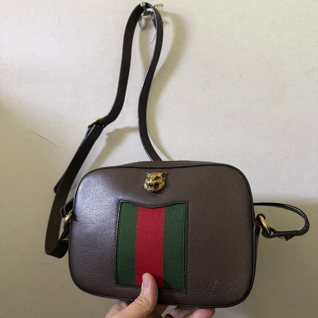 구찌 타이거  애니멀 디스코 크로스백